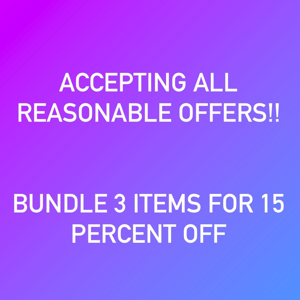 ⭐️⭐️⭐️ BUNDLE AND SAVE ⭐️⭐️⭐️